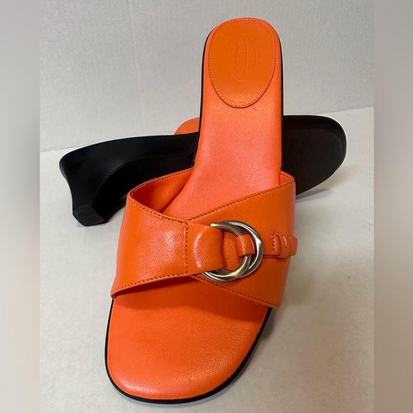 Talbots Sandals size 9 Tangerine - Picture 6 of 7